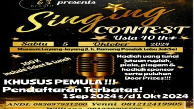 Photo of 63 Kreatif Resmi Menutup Pendaftaran Lomba Menyanyi Usia 40 Plus