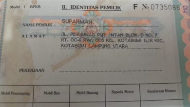 Photo of Berita Kehilangan Surat Tanda Nomor Kendaraan (STNK) Motor