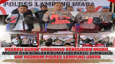 Photo of Tuntas! Pelaku Curat Spesialis Pencurian Mobil, Motor dan Bongkar Rumah Berhasil Diringkus Sat Reskrim Polres Lampung Utara