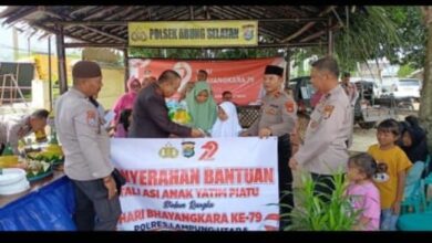 Photo of Polsek Abung Selatan Salurkan Bantuan Sosial untuk Anak Yatim dalam Rangka Hari Bhayangkara ke-79